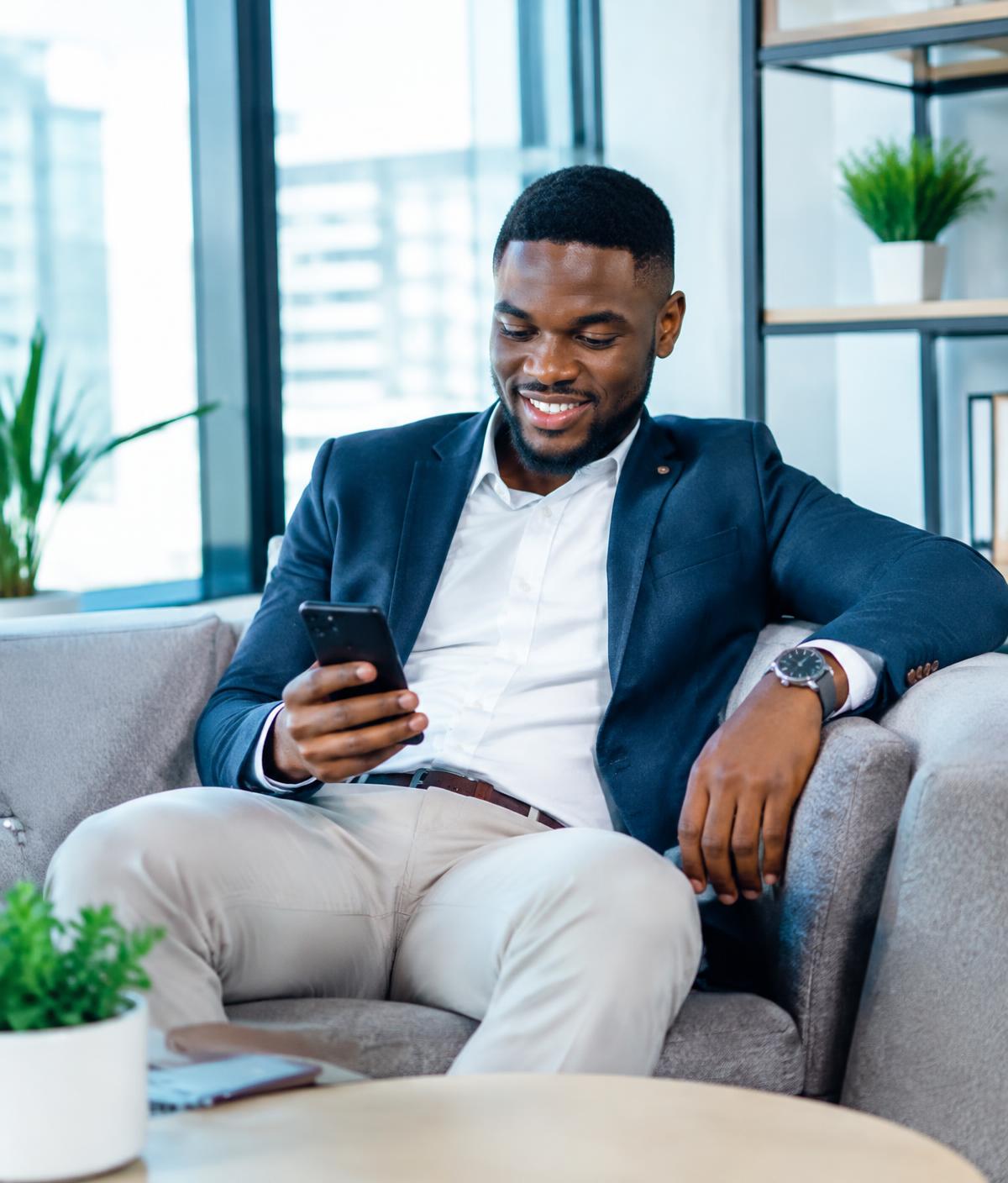 Professional reviewing his fixed plan